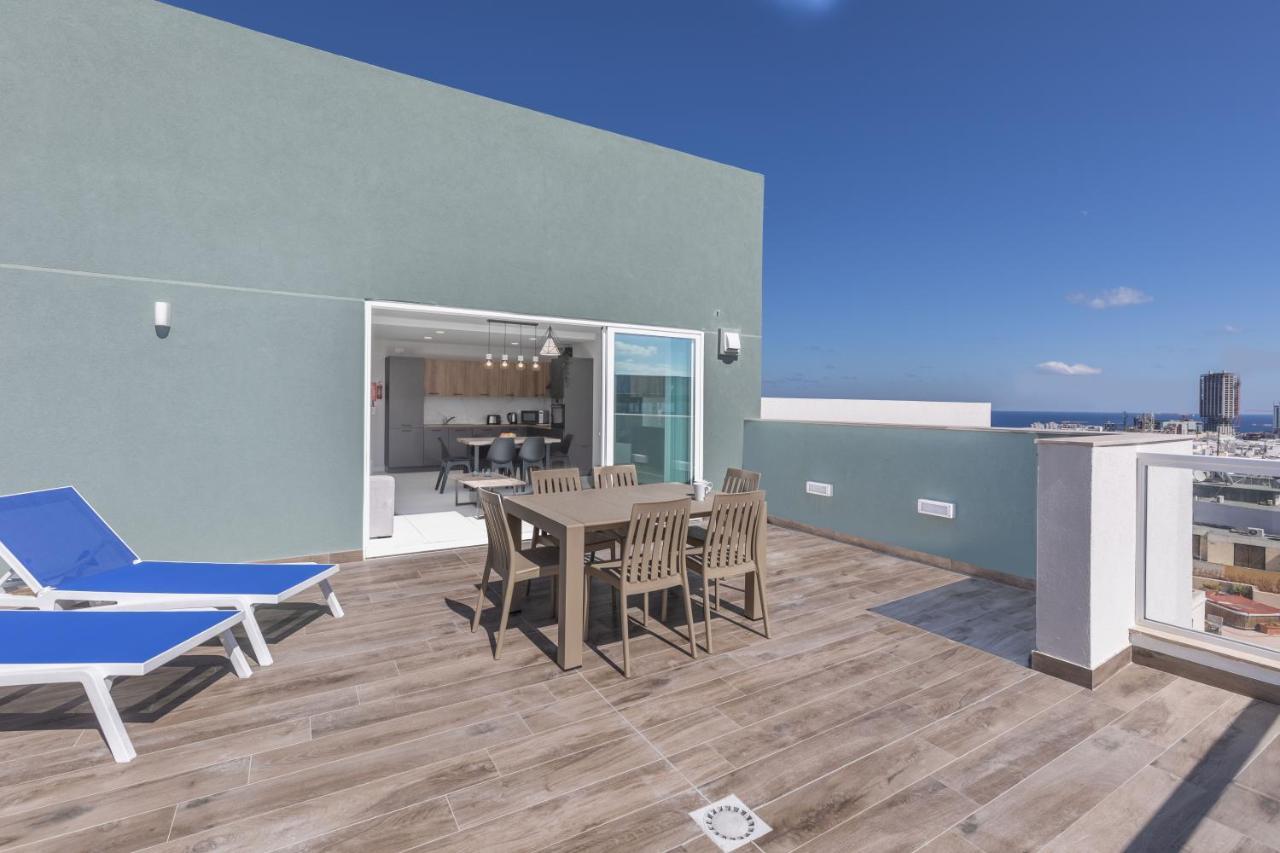Unique Penthouse With Private Heated Jacuzzi, Close To Restaurants And Night Life Is-Swieqi Buitenkant foto
